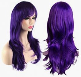 Pastal Wigs for Women long Wig with Bangs