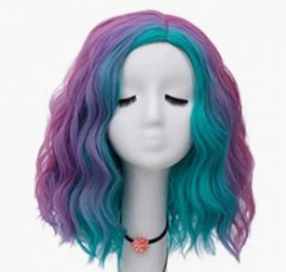 Front Wigs Human Hair Brazilian Kinky Straight colorful